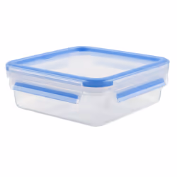 Tefal K30221, Boîte, Carré, 0,85 L, Bleu, Transparent, Plastique, Allemagne