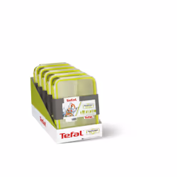 Tefal K31002 gamelle Boîte de rangement alimentaire 1,2 L Vert, Transparent