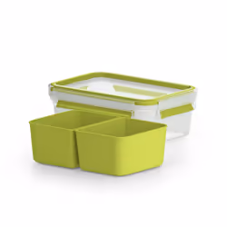 Tefal K31006 gamelle Boîte de rangement alimentaire 0,55 L Vert, Transparent