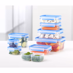 Tefal K30216 Carré Boîte 0,25 L Bleu, Transparent 1 pièce(s) - Vue supplémentaire 4