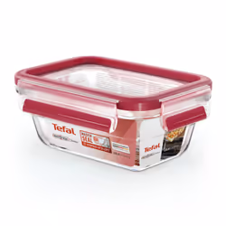 Tefal MasterSeal N1040510 boîte hermétique alimentaire Rectangulaire 0,45 L Transparent, Rouge 1 pièce(s) - Vue supplémentaire 4