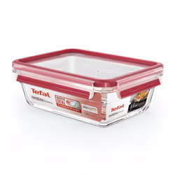 Tefal MasterSeal N10410 Rectangulaire Boîte 1,3 L Rouge, Transparent 1 pièce(s) - Vue supplémentaire 4