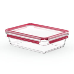 Tefal MasterSeal N1041110 boîte hermétique alimentaire Rectangulaire 2 L Transparent, Rouge 1 pièce(s)