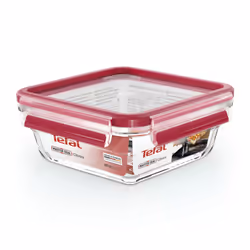 Tefal MasterSeal N1041410 boîte hermétique alimentaire Carré 0,8 L Transparent, Rouge 1 pièce(s) - Vue supplémentaire 4