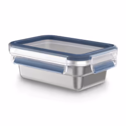 EMSA CLIP & CLOSE N1150310, Boîte, Rectangulaire, 0,5 L, Acier inoxydable, Acier inoxydable, 250 °C
