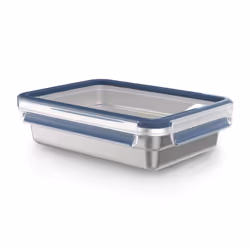 EMSA CLIP & CLOSE N1150510, Boîte, Rectangulaire, 1,2 L, Acier inoxydable, Acier inoxydable, 250 °C