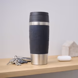 Tefal Travel Mug Classic N2020210 thermos 360 ml Noir, Acier inoxydable Acier inoxydable