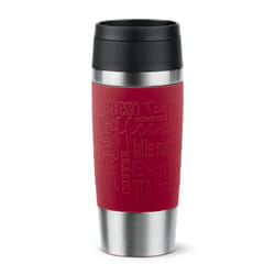Tefal Travel Mug Classic N2020410 thermos 360 ml Noir, Rouge, Acier inoxydable Acier inoxydable