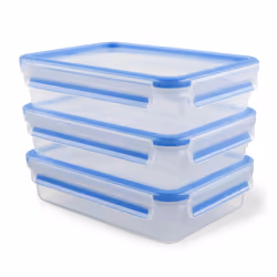 Tefal Masterseal Fresh N1033110, Régler, Rectangulaire, 1,2 L, Bleu, Translucide, Allemagne, 170 mm