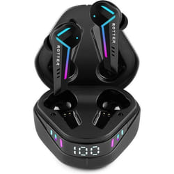 Écouteurs Bluetooth - ROTTER - Modèle sans fil - 50 ms de latence - 35 heures dautonomie - IPX4 étanche