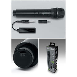 Microphone sans-fil (RF) SONO unidirectionnelle cardioïde - Jack 6.35 mm - Adaptateur Jack 3.5 mm