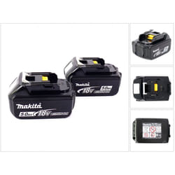 Batteries bl 1850 b 5 Ah - 18 v( 197280-8 ) - 2 pièces - Makita
