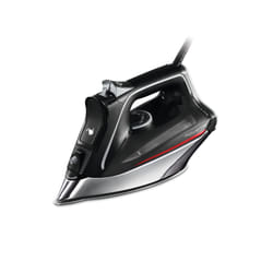 Rowenta DW8210D1 fer à repasser Fer à repasser à sec ou à vapeur Semelle Laser HD Microsteam 400 2800 W Noir, Rouge