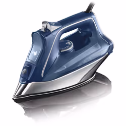 Rowenta DW8215, Fer à repasser à sec ou à vapeur, Semelle Laser HD Microsteam 400, 2,5 m, 200 g/min, Bleu, 45 g/min