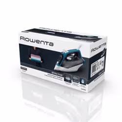 Rowenta Effective 2 DX1550 Fer à repasse à sec Semelle en acier inoxydable 2200 W Bleu - Vue supplémentaire 11