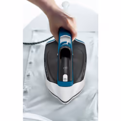 Rowenta Effective 2 DX1550 Fer à repasse à sec Semelle en acier inoxydable 2200 W Bleu - Vue supplémentaire 7