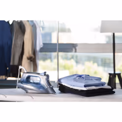 Rowenta Express Steam DW4308 Fer à vapeur Semelle Laser Microsteam 300 2500 W Bleu, Blanc - Vue supplémentaire 4