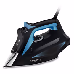 Rowenta DW5310, Fer à vapeur, Semelle Laser HD Microsteam 400, 1,9 m, 180 g/min, Noir, Bleu, 45 g/min