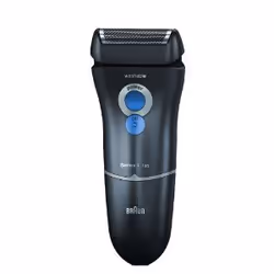 Braun 130, Rasoir à grille, Noir, Secteur, Avec fil