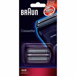 Braun 32B, Tête de rasage, 1 tête(s), Noir, Braun 370, 350cc, 370cc