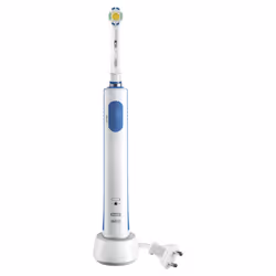 Oral-B Professional Care Brosse à dents électrique rechargeable 600 White & Clean, Adulte, Brosse à dents rotative oscillante ...