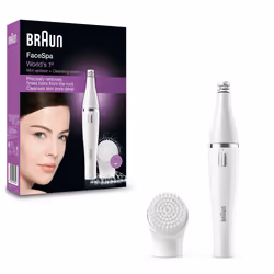 Braun FaceSpa Épilateur visage &amp; brosse nettoyage facial Visage 810