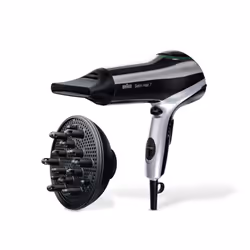 Braun HD 730, Noir, Monochromatique, Plastique, 2 m, Chine, 2200 W