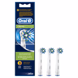 Oral-B CrossAction 80250626, 3 pièce(s), Bleu, Blanc, Allemagne, alle Oral-B elektrische tandenborstels, behalve Oral-B Pulso ...
