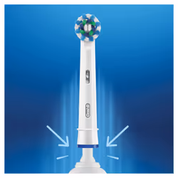Oral-B CrossAction 80250626 tête de brosses 3 pièce(s) Bleu, Blanc - Vue supplémentaire 5