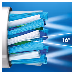 Oral-B CrossAction 80250626 tête de brosses 3 pièce(s) Bleu, Blanc - Vue supplémentaire 9