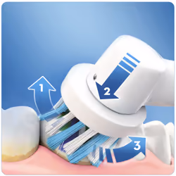 Oral-B PRO 600 CrossAction Adulte Brosse à dents rotative Vert - Vue supplémentaire 2