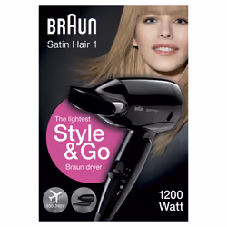 Braun Satin-Hair 1 HD 130 sèche-cheveux 1200 W Noir - Vue supplémentaire 5