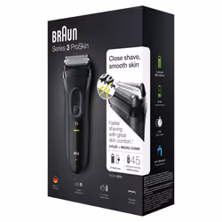 Braun Series 3 3020 Rasoir à grille Tondeuse Noir - Vue supplémentaire 6