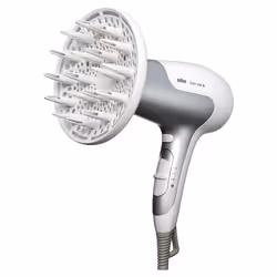 Braun Satin Hair 5 HD 585 sèche-cheveux 2500 W Blanc, Argent