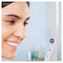 Oral-B PRO 700 CrossAction Adulte Brosse à dents rotative oscillante Bleu, Blanc - Vue supplémentaire 5