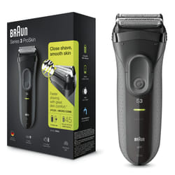 Braun Series 3 3000s Rasoir à grille Noir