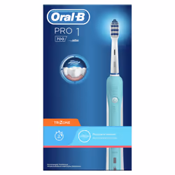 Oral-B TriZone 700 Adulte Brosse à dents rotative oscillante Bleu