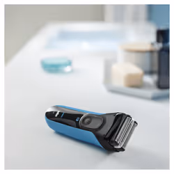 Braun Series 3 ProSkin 3045s Rasoir à grille Tondeuse Noir, Bleu - Vue supplémentaire 4