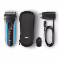 Braun Series 3 ProSkin 3045s Rasoir à grille Tondeuse Noir, Bleu - Vue supplémentaire 5