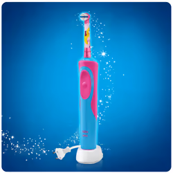Oral-B Stages Power Enfant Brosse à dents rotative oscillante Bleu, Rouge