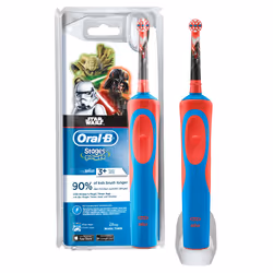 Oral-B Vitality Stages Power Brosse À Dents Électrique, Enfant, Brosse à dents rotative, 7600 mouvements par minute, Multicol ...