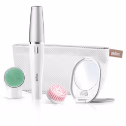 Braun FaceSpa 853V, Blanc, Argent, 10 pince(s), 1.5 V, AA, 320 g, Boîte