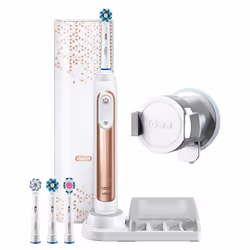 Oral-B Genius 9000N CrossAction, Adulte, Brosse à dents rotative oscillante, Soin quotidien, Soins des gencives, Sensible, Bl ...