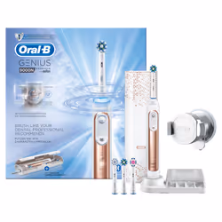 Oral-B Genius 9000N CrossAction Adulte Brosse à dents rotative oscillante Or rose