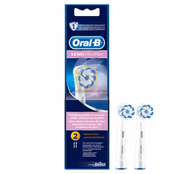 Oral-B Sensi Ultrathin Brossettes De Rechange Pour Brosse À Dents Électrique x2, 2 pièce(s), Blanc, Allemagne, alle Oral-B el ...