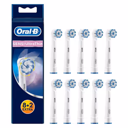 Oral-B Sensi UltraThin EB6082, 10 pièce(s), Blanc, 3 mois, Allemagne, Genius, Triumph, SmartSeries, PRO, Vitality (except for ...