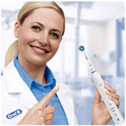 Oral-B SmartSeries Smart 4 4000S Sensi Ultrathin Adulte Brosse à dents rotative oscillante Blanc - Vue supplémentaire 9