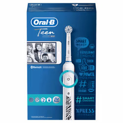 Oral-B Teen Adolescents Brosse à dents rotative oscillante Blanc - Vue supplémentaire 9