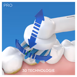 Oral-B PRO 2 2000S Sensi Ultrathin Adulte Brosse à dents rotative oscillante Noir, Blanc - Vue supplémentaire 6