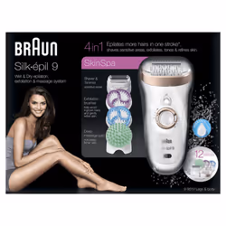 Braun Silk-épil 9 Skin Spa 9-961v 40 pince(s) Bronze, Blanc